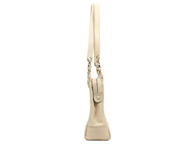 Chanel Beige Triple CC Chain Schultertasche Braun - Ansicht 2