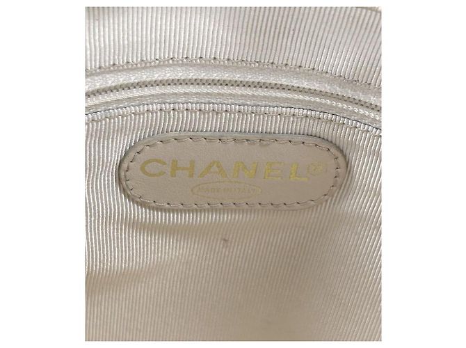 Chanel Beige Triple CC Chain Schultertasche Braun - Ansicht 6