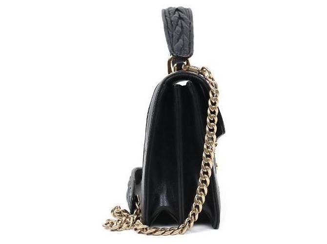 Miu Miu Borsa a Spalla Confidential Matera Nera Nero - vista 2