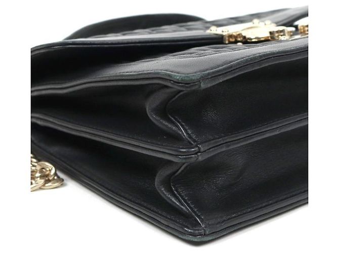 Miu Miu Borsa a Spalla Confidential Matera Nera Nero - vista 7