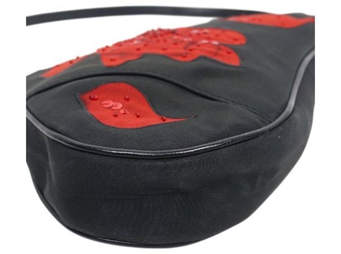 Dior Bolso bandolera Black Rose Saddle - vista 5