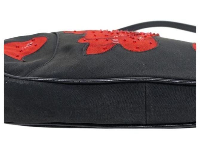 Dior Bolso bandolera Black Rose Saddle - vista 6