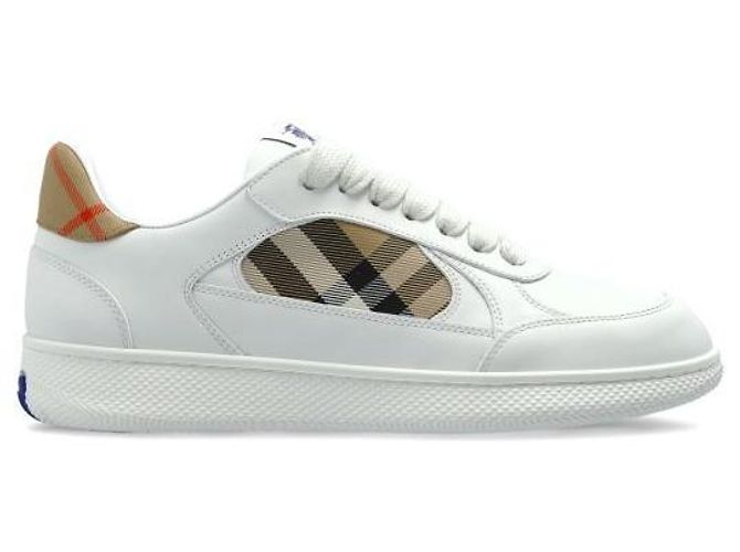 Burberry Sneakers Terrace in pelle con motivo check - vista 3
