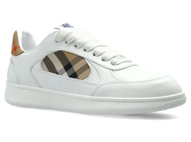 Burberry Sneakers Terrace in pelle con motivo check - vista 4
