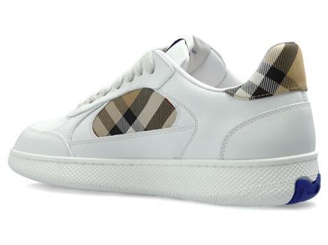Burberry Sneakers Terrace in pelle con motivo check - vista 5