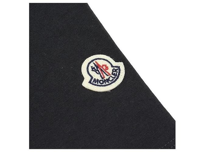 Moncler Besticktes T-Shirt aus Baumwolle mit tonalem Logo - Ansicht 8