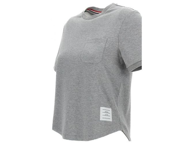 Thom Browne T-shirt Cotton Milano avec poche - vue 5