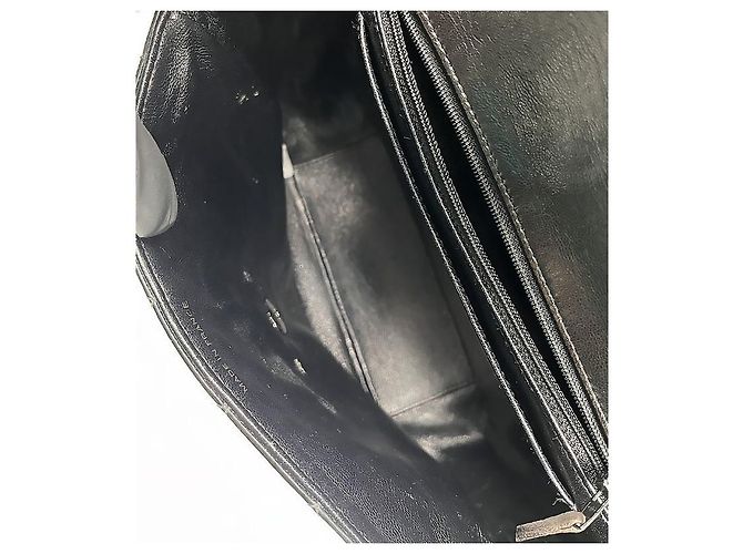 Chanel Borsa a tracolla So Black in vernice trapuntata CC Nero - vista 12