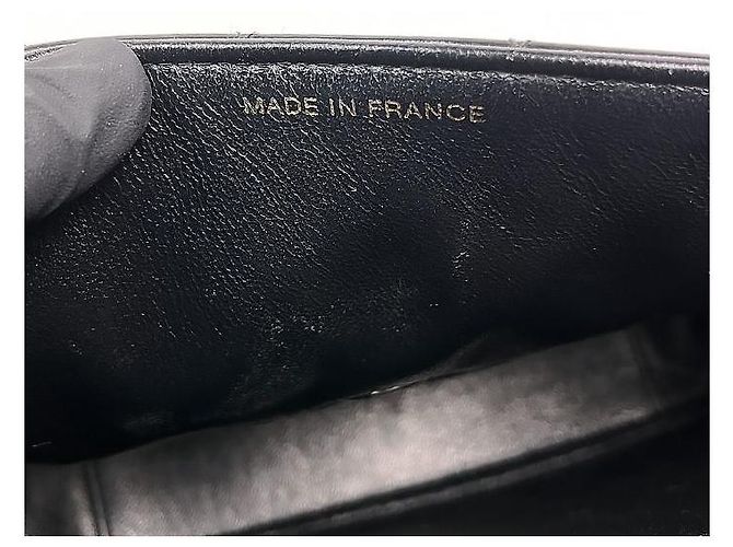 Chanel Borsa a tracolla So Black in vernice trapuntata CC Nero - vista 13