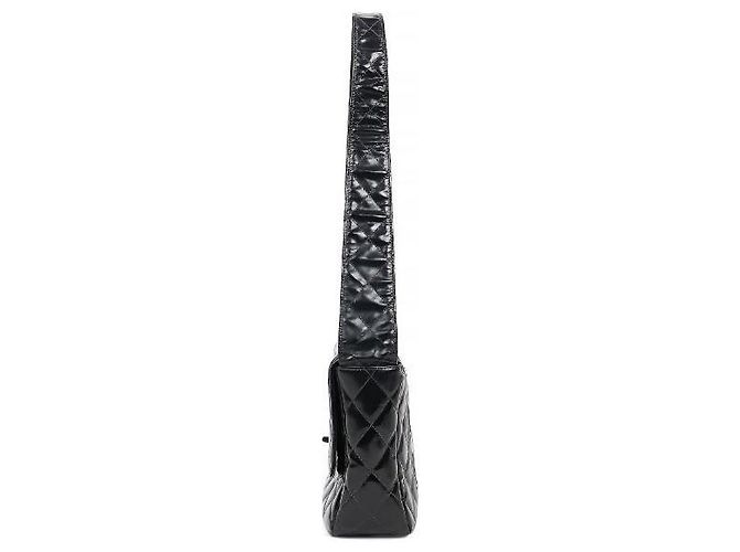 Chanel Borsa a tracolla So Black in vernice trapuntata CC Nero - vista 2