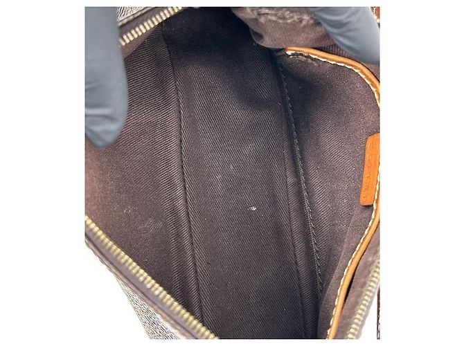 Céline Macadam Mini Schultertasche Braun - Ansicht 12