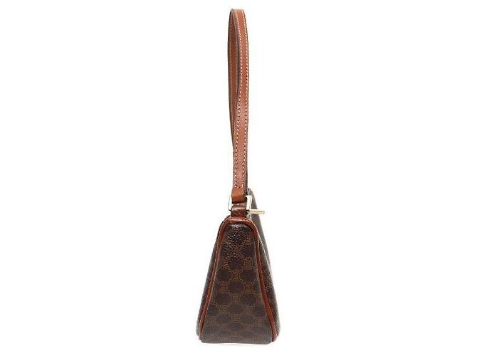 Céline Macadam Mini Schultertasche Braun - Ansicht 2