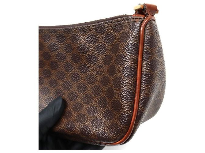 Céline Macadam Mini Schultertasche Braun - Ansicht 7