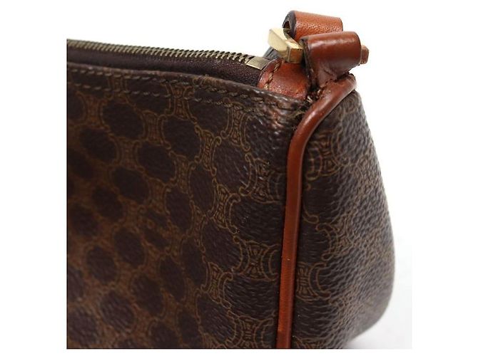 Céline Macadam Mini Schultertasche Braun - Ansicht 9