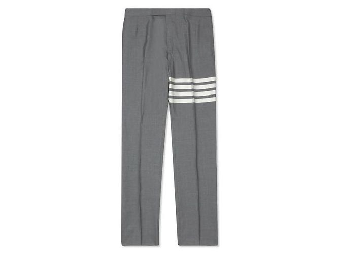 Thom Browne Plain Weave Wool Trousers - view 3