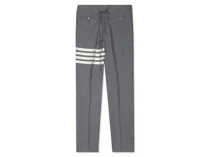 Thom Browne Plain Weave Wool Trousers - view 4