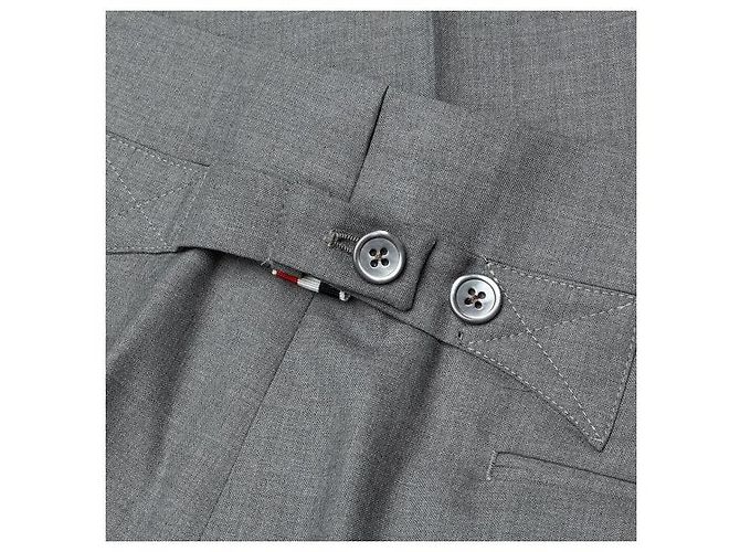 Thom Browne Plain Weave Wool Trousers - view 5