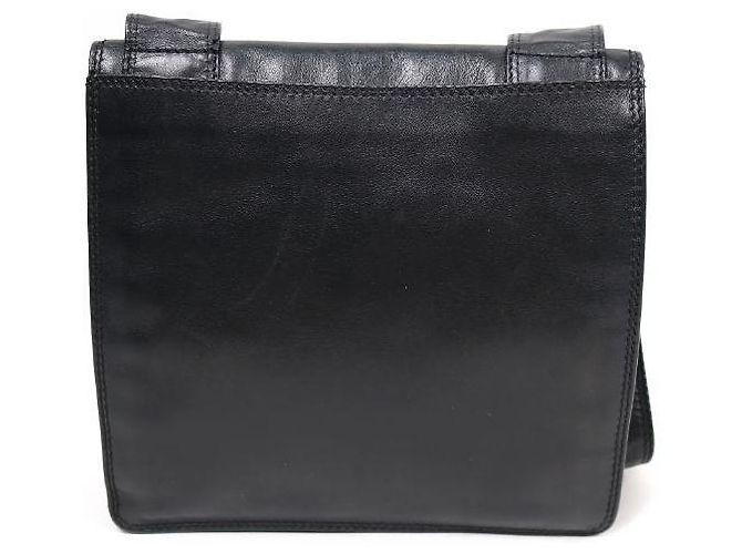 Chanel Borsa a tracolla Big CC in agnello nero - vista 3