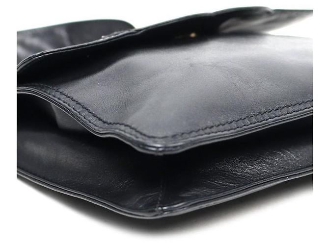 Chanel Borsa a tracolla Big CC in agnello nero - vista 5