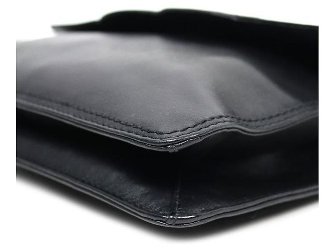 Chanel Borsa a tracolla Big CC in agnello nero - vista 6