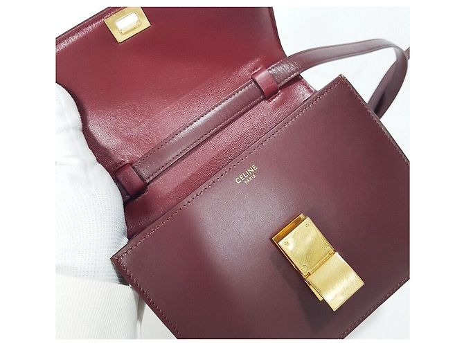 Classic Box Céline Klassische Box Bag Rot - Ansicht 8