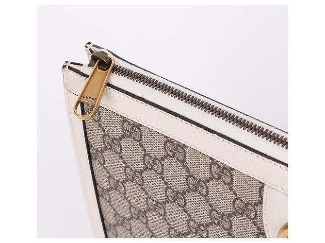 Gucci Clutch Portfolio Large Ophidia Bianco - vista 6