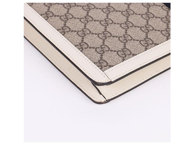 Gucci Clutch Portfolio Large Ophidia Bianco - vista 8