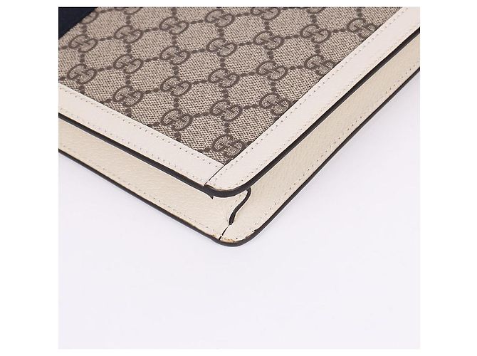 Gucci Clutch Portfolio Large Ophidia Bianco - vista 9