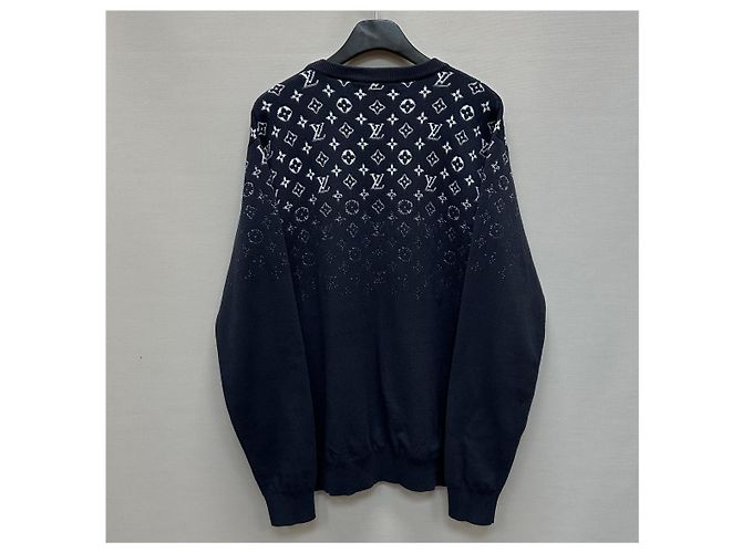 Louis Vuitton Gradient Cotton Crewneck Knit Black - view 5
