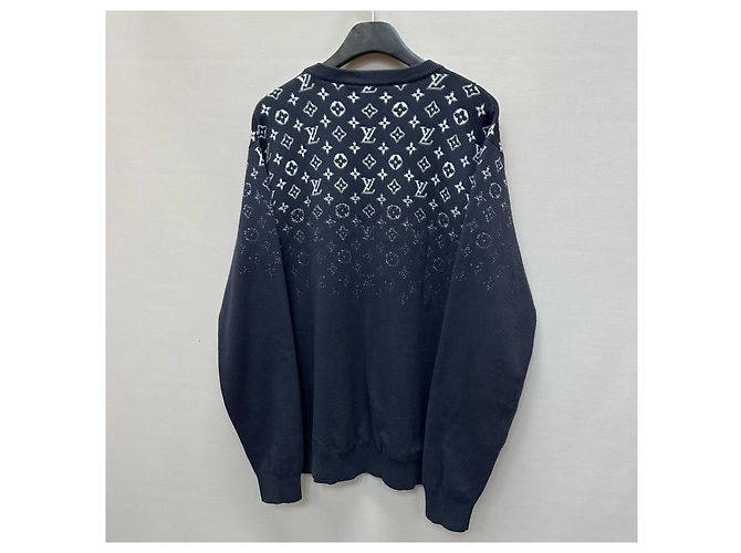 Louis Vuitton Gradient Cotton Crewneck Knit Black - view 6