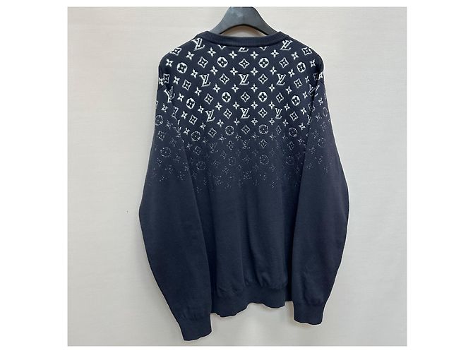 Louis Vuitton Gradient Cotton Crewneck Knit Black - view 7