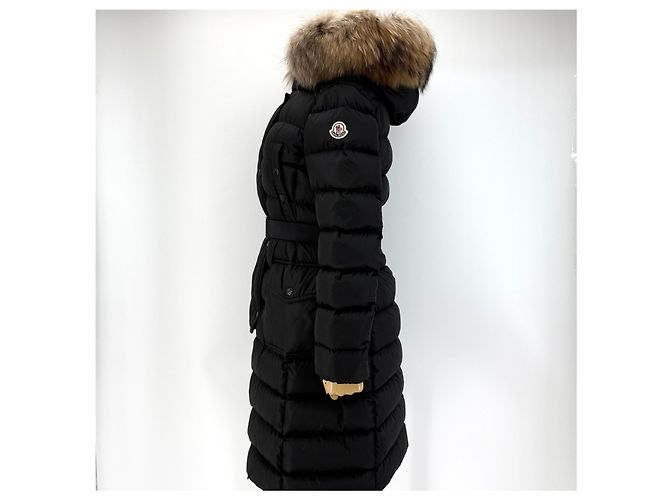 Abrigo largo de plumón Moncler Chloe Plata - vista 4