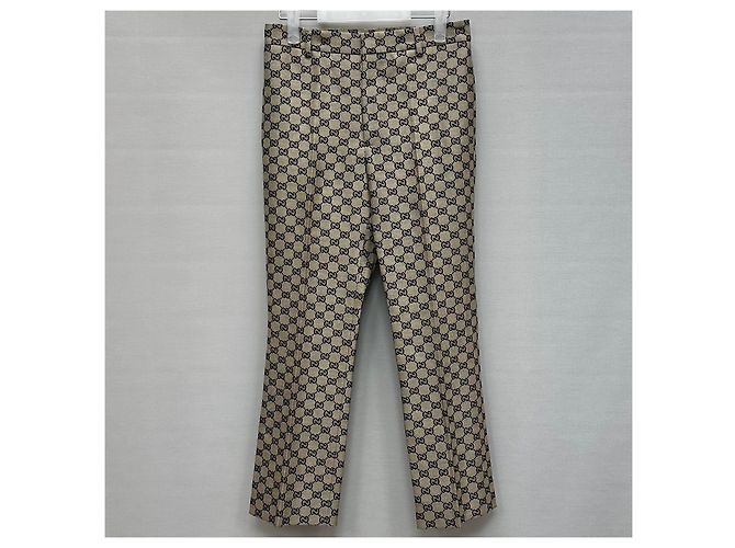 Gucci Pantalones rectos Monograma GG Multicolor - vista 2
