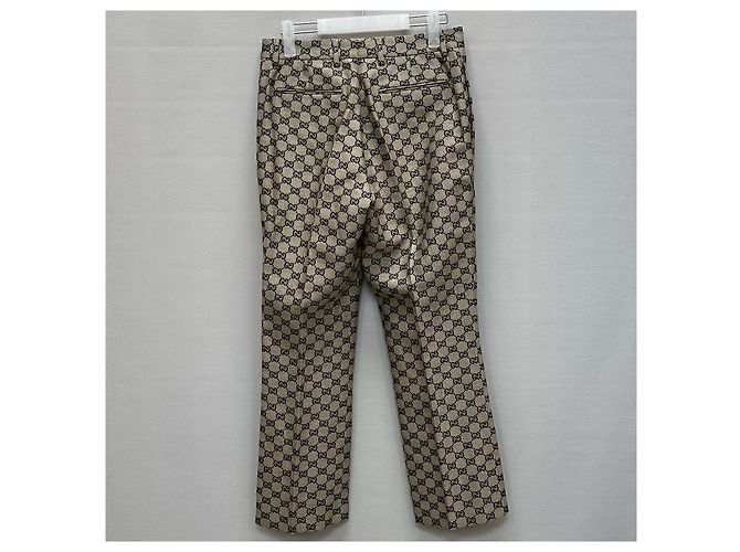 Gucci Pantalones rectos Monograma GG Multicolor - vista 3
