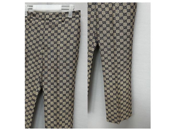 Gucci Pantalones rectos Monograma GG Multicolor - vista 5