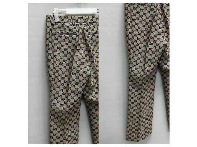 Gucci Pantalones rectos Monograma GG Multicolor - vista 6