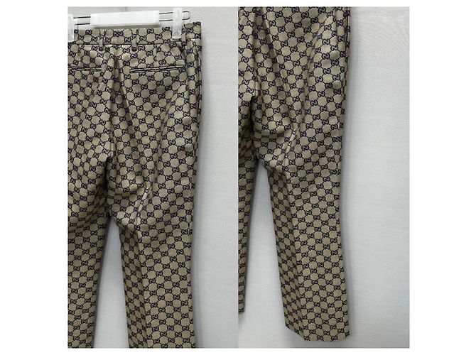 Gucci Pantalones rectos Monograma GG Multicolor - vista 7