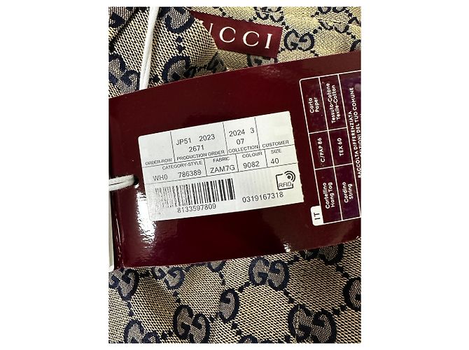 Gucci Pantalones rectos Monograma GG Multicolor - vista 8