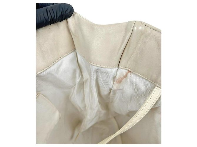 Chanel Borsa a tracolla Unlimited Rue Cambon goffrata beige - vista 12