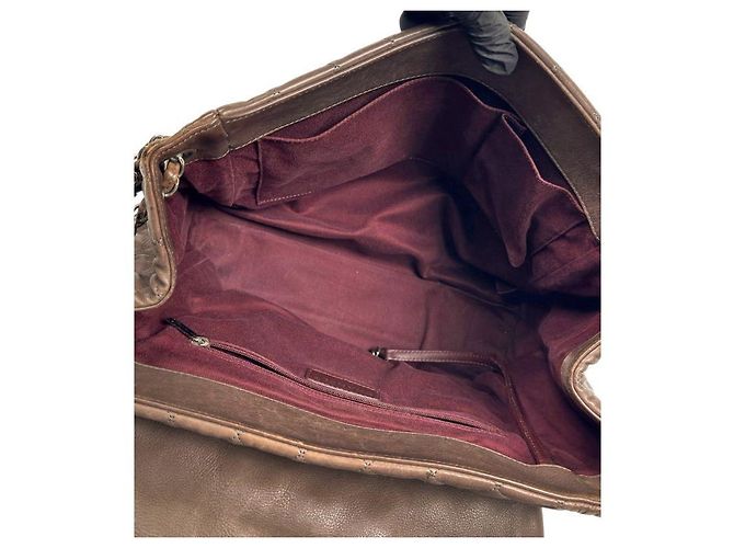 Chanel Borsa a tracolla con catena Season marrone - vista 12