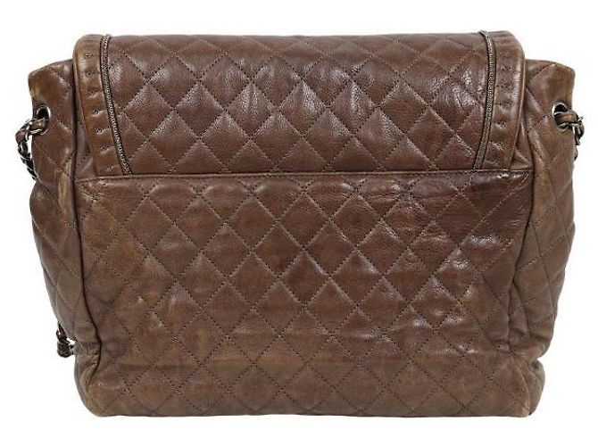 Chanel Borsa a tracolla con catena Season marrone - vista 3
