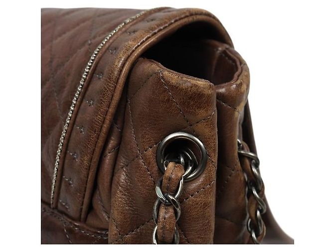 Chanel Borsa a tracolla con catena Season marrone - vista 7