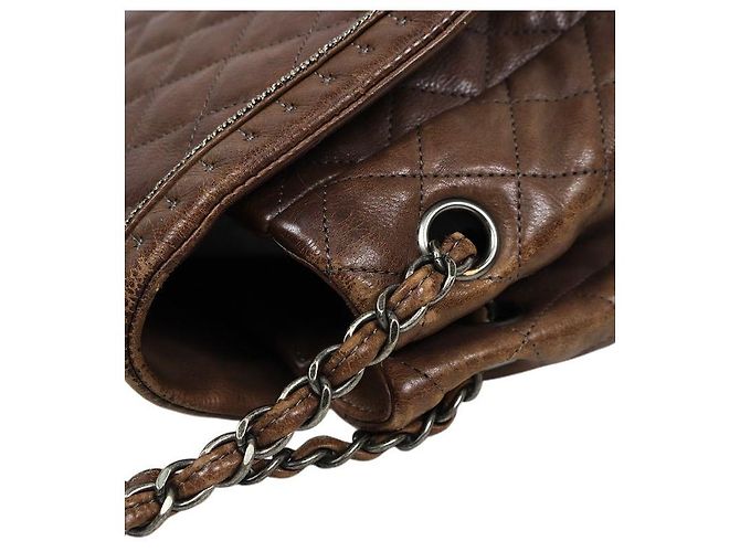 Chanel Borsa a tracolla con catena Season marrone - vista 9