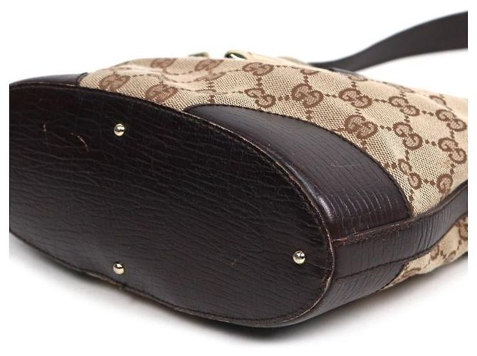 Gucci Borsa a tracolla hobo Hassler Horsebit Marrone - vista 6