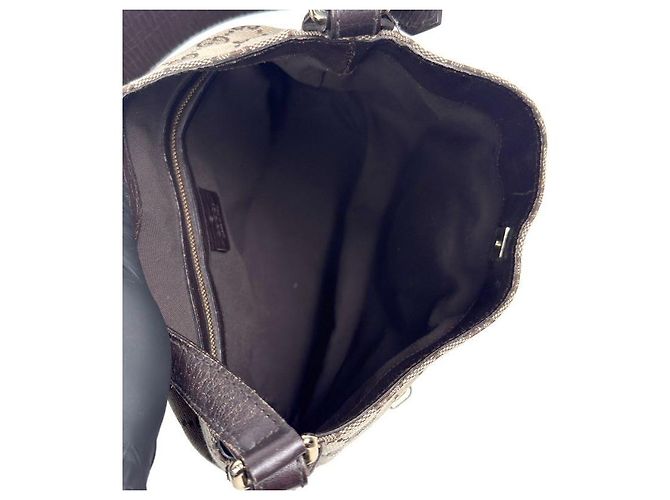 Gucci Borsa a tracolla hobo Hassler Horsebit Marrone - vista 9
