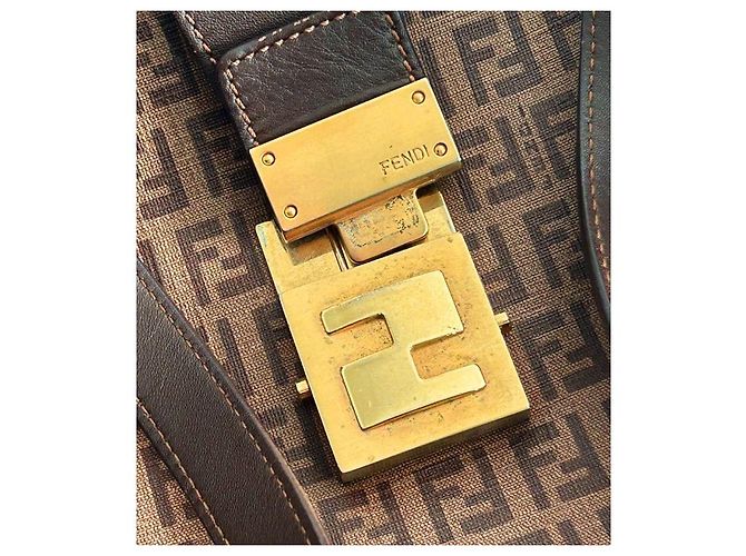 Fendi Borsa a tracolla Jukino marrone - vista 10