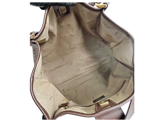 Fendi Borsa a tracolla Jukino marrone - vista 11