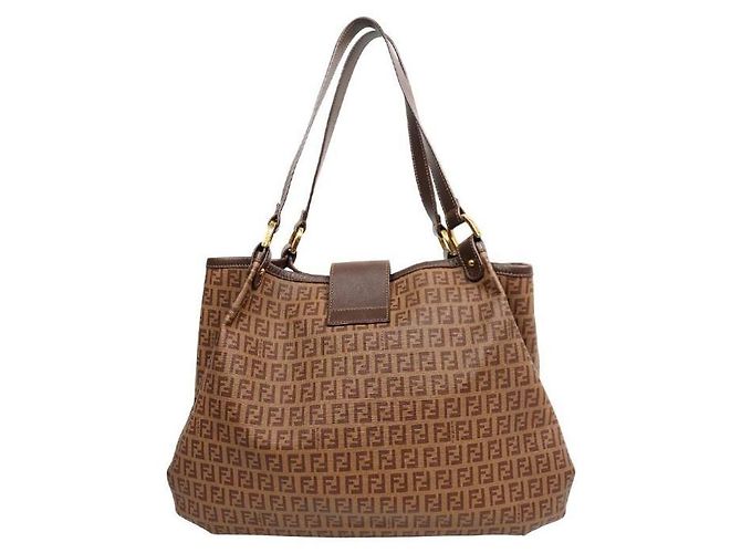 Fendi Borsa a tracolla Jukino marrone - vista 3