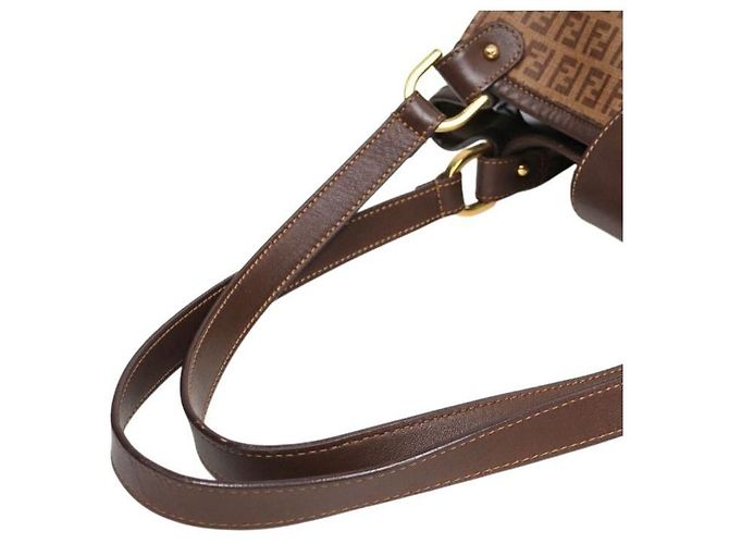 Fendi Borsa a tracolla Jukino marrone - vista 7