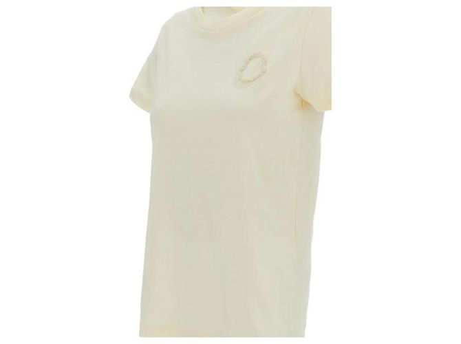 Moncler T-Shirt aus Baumwolle mit besticktem Logo - Ansicht 5